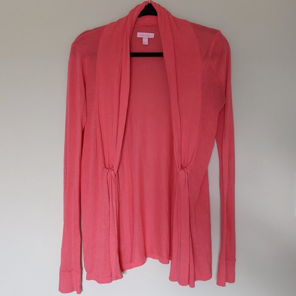 Lilly Pulitzer Sweaters - Lilly Pulitzer Abington Coral Open Cardigan